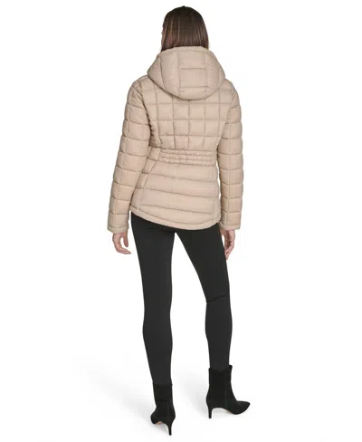 Tommy Hilfiger Women's Hooded Packable Puffer Jacket In Brown