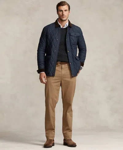Polo Ralph Lauren Men's Big & Tall Stretch Straight Fit Chino In Brown