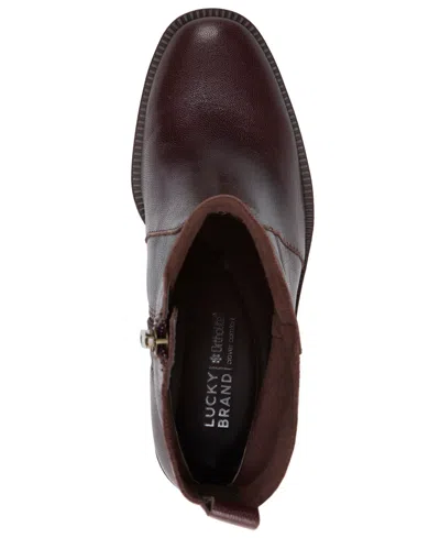 Lucky Brand Avissia Bootie In Brown