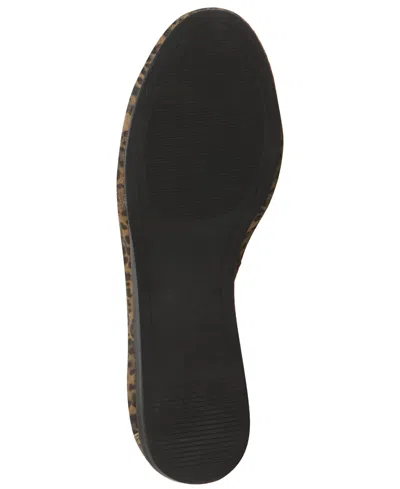 Lucky Brand Timini Leopard Print Suede Boat Shoe In Brown