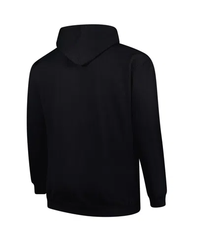 Fanatics Men's Black Atlanta Falcons Big Tall Pop Pullover Hoodie In Black