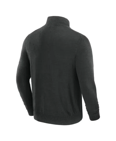 J. Palmer Men's Black Washington Commanders Franchise Quarter-zip Sweater In Black