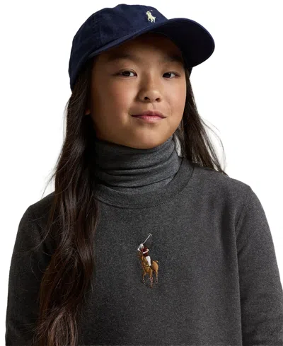 Polo Ralph Lauren Dress With Logo In Gray