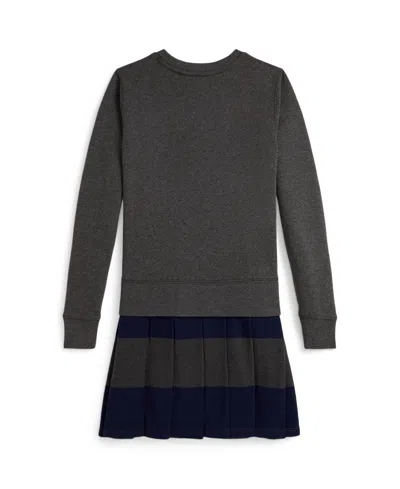 Polo Ralph Lauren Dress With Logo In Gray