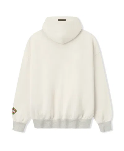 Fear Of God Men's Cream Atlanta Black Crackers Negro Leagues Baseball Museum Fleece Pullover Hoodie In White