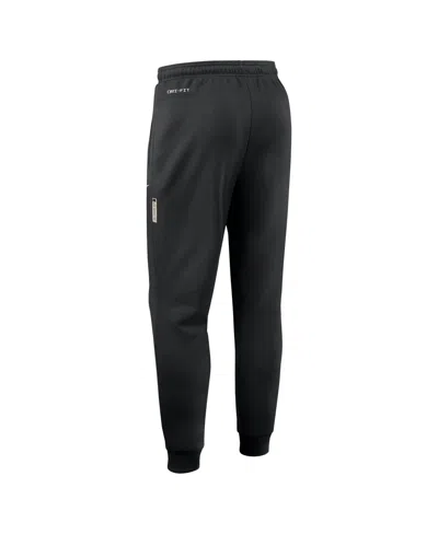 Nike Men's Black Lsu Tigers 2025 Sideline Standard Issue Dri-fit Taper Pants In Black