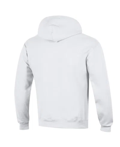 Champion Men's White Alabama Crimson Tide Basic Arch Fleece Pullover Hoodie In White