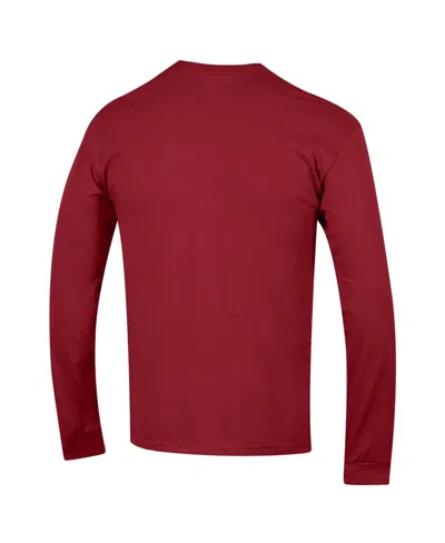 Champion Cardinal Usc Trojans Basic Arch Fleece Pullover Sweatshirt In Red