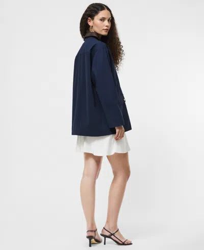 French Connection Denim Barn Jacket In Blue