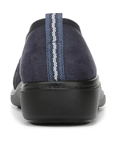 Lifestride Women's Boulevard Washable Round Toe Slip Ons In Black