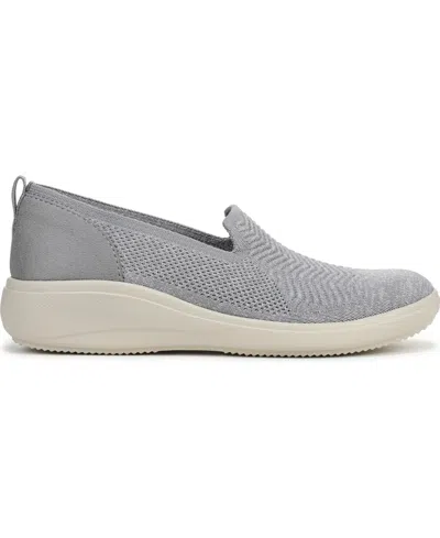 Lifestride Women's Boulevard Washable Round Toe Slip Ons In Gray