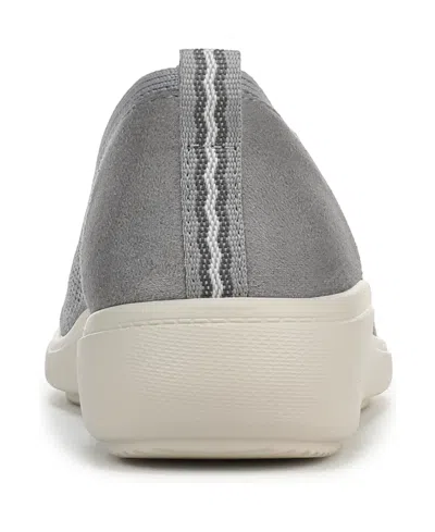 Lifestride Women's Boulevard Washable Round Toe Slip Ons In Gray