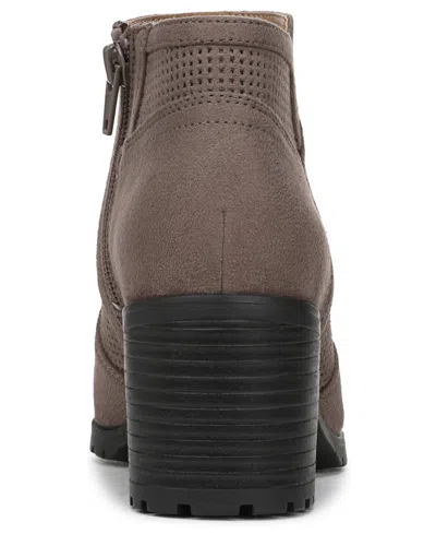 Lifestride Women's Matilda Zipper Short Booties In Brown