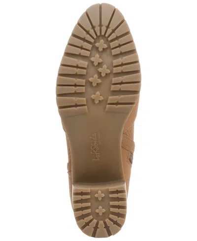 Lifestride Women's Matilda Zipper Short Booties In Brown