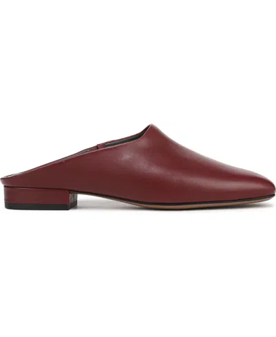 Franco Sarto Women's Daley Round Toe Mule Shoes In Burgundy