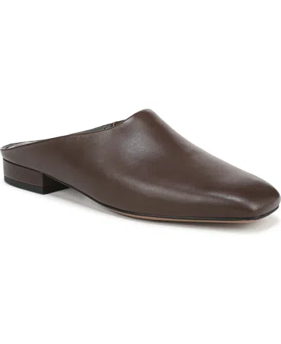 Franco Sarto Women's Daley Round Toe Mule Shoes In Brown