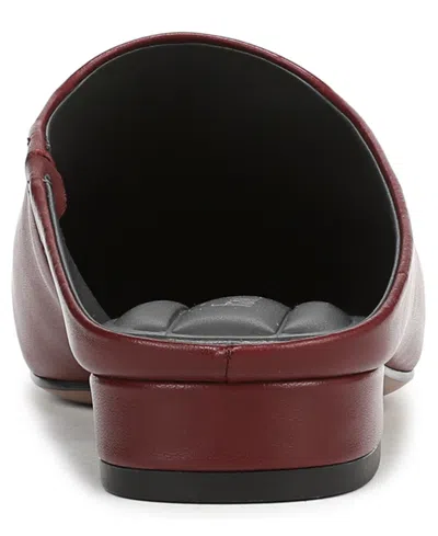 Franco Sarto Women's Daley Round Toe Mule Shoes In Burgundy