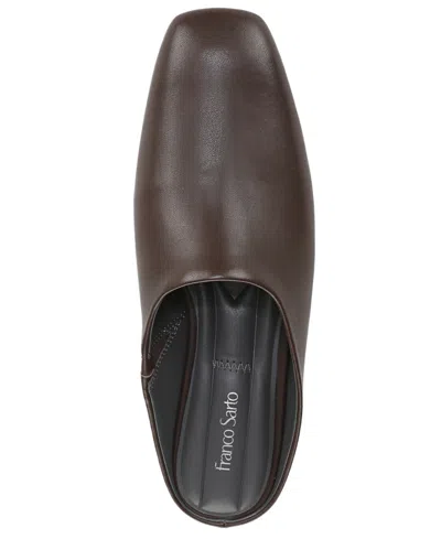 Franco Sarto Women's Daley Round Toe Mule Shoes In Brown