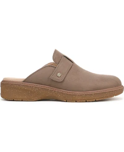 Dr. Scholl's Women's Calm Round Toe Clogs In Gray