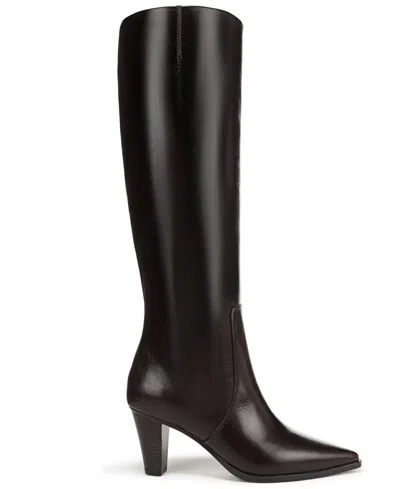 Franco Sarto L-jaycen Leather Bootie In Brown