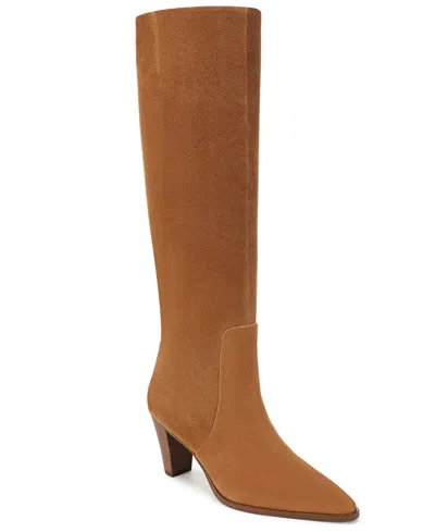 Franco Sarto L-jaycen Leather Bootie In Brown