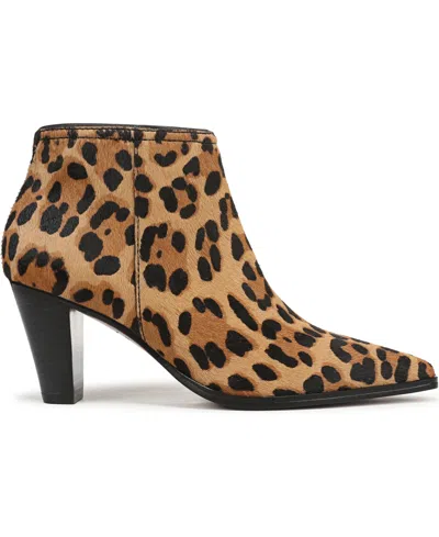Franco Sarto L-josiah2 Leather Bootie In Animal Print