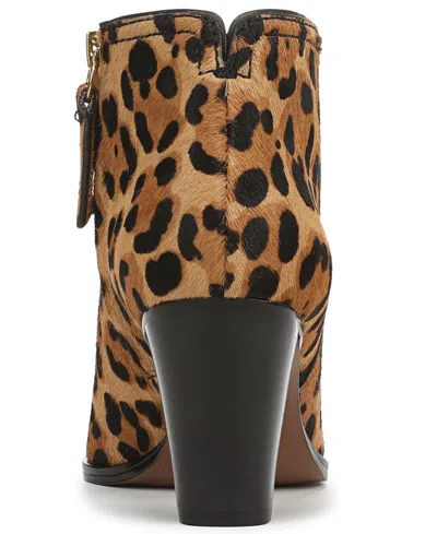 Franco Sarto L-josiah2 Leather Bootie In Animal Print