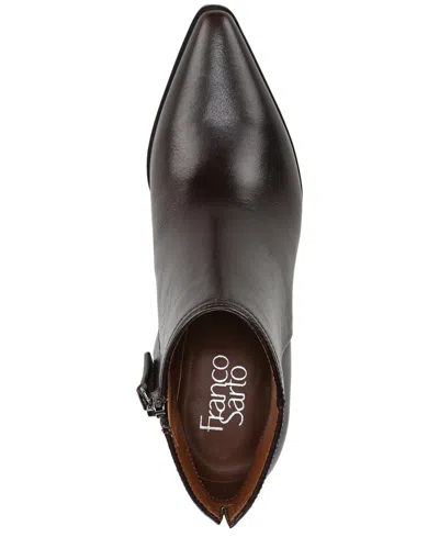 Franco Sarto L-josiah Leather Bootie In Brown