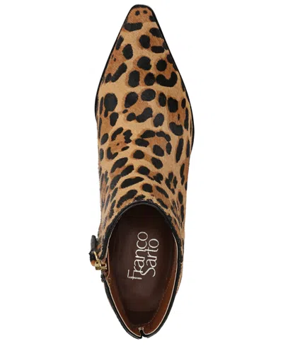 Franco Sarto L-josiah2 Leather Bootie In Animal Print