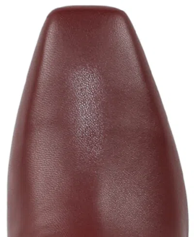 Franco Sarto Women's Sorelina Square Toe Zip Tall Boots In Burgundy