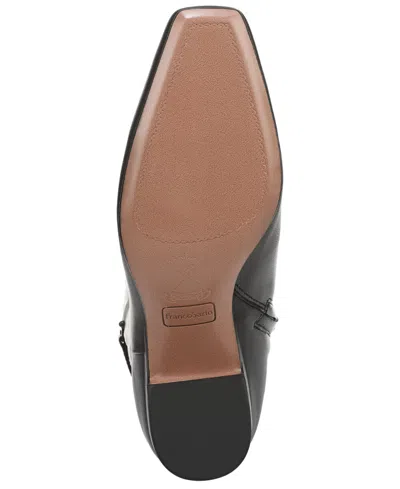 Franco Sarto Women's Sorelina Wide Calf Square Toe Zip Tall Boots In Black