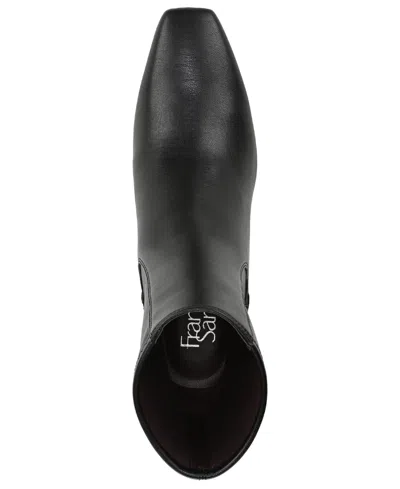 Franco Sarto Women's Tarrin Square Toe Zip Short Boots In Black