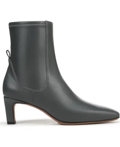 Franco Sarto Women's Tarrin Square Toe Zip Short Boots In Gray