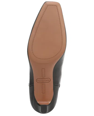 Franco Sarto Women's Tarrin Square Toe Zip Short Boots In Black
