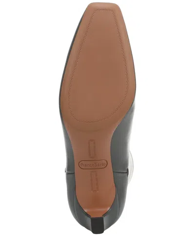 Franco Sarto Women's Tarrin Square Toe Zip Short Boots In Gray