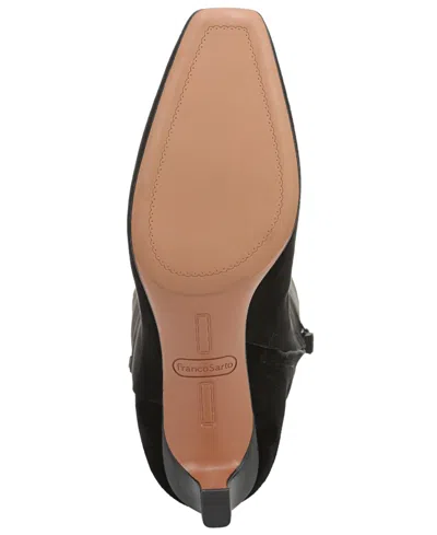 Franco Sarto Women's Timmy Square Toe Zip Tall Boots In Black