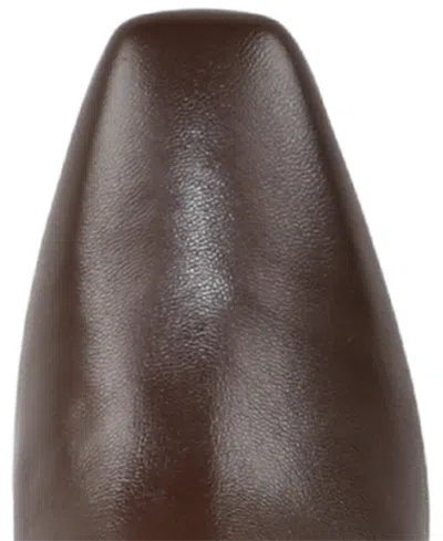 Franco Sarto Women's Timmy Wide Calf Square Toe Zip Tall Boots In Brown