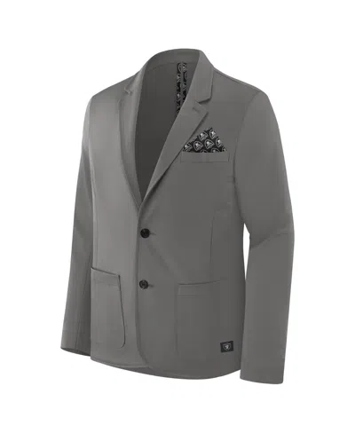 J. Palmer Men's Graphite Las Vegas Raiders Man-in-motion Blazer In Gray