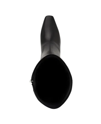 Calvin Klein Women's Caterine Tall Square Toe Boots In Black