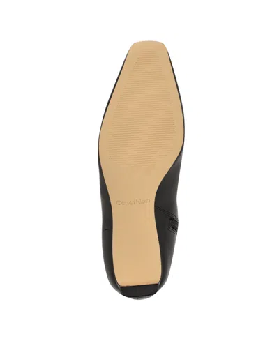 Calvin Klein Women's Caterine Tall Square Toe Boots In Black