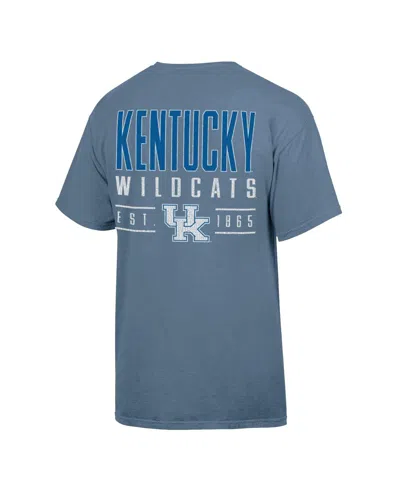 Comfortwash Men's Blue Kentucky Wildcats Big Name T-shirt In Blue