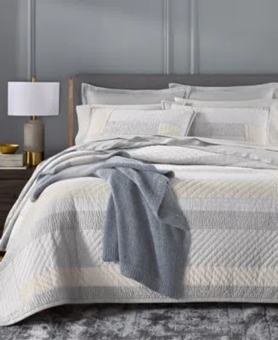 Hotel Collection Piedmont Quilts Macys Exclusive In Gray