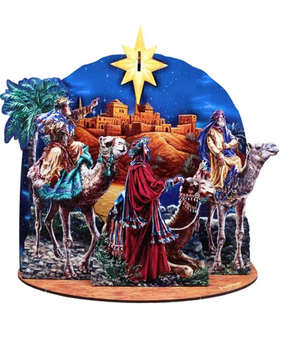 Designocracy Three Kings Village Gift Set D.gelsinger In Multi