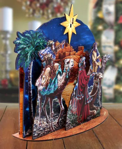 Designocracy Three Kings Village Gift Set D.gelsinger In Multi