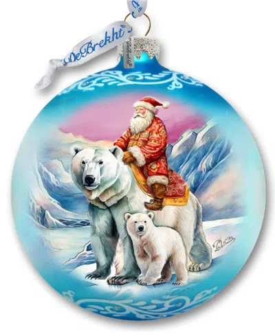 G.debrekht G. Debrekht Arctic Adventurer Le Glass Ornament In Multi