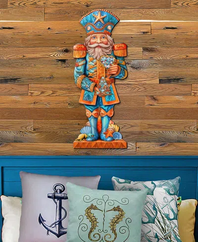 Designocracy Nutcracker Outdoor Door Decor In Multi