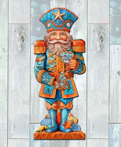 Designocracy Nutcracker Outdoor Door Decor In Multi