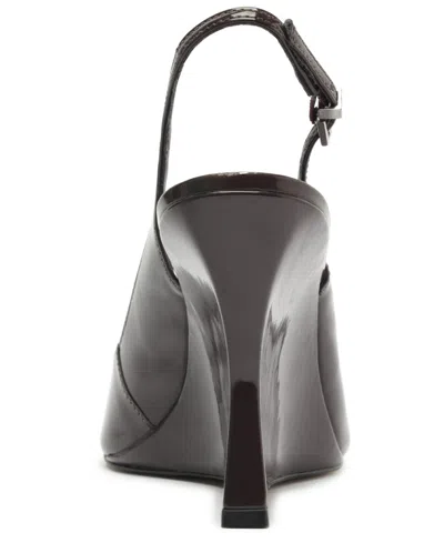 Arezzo Women's Rowen Slingback Wedge Pumps In Black