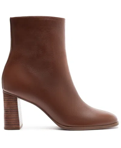 Arezzo Women's Regina Wood Block Heel Booties In Brown