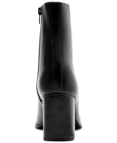 Arezzo Women's Regina Wood Block Heel Booties In Black